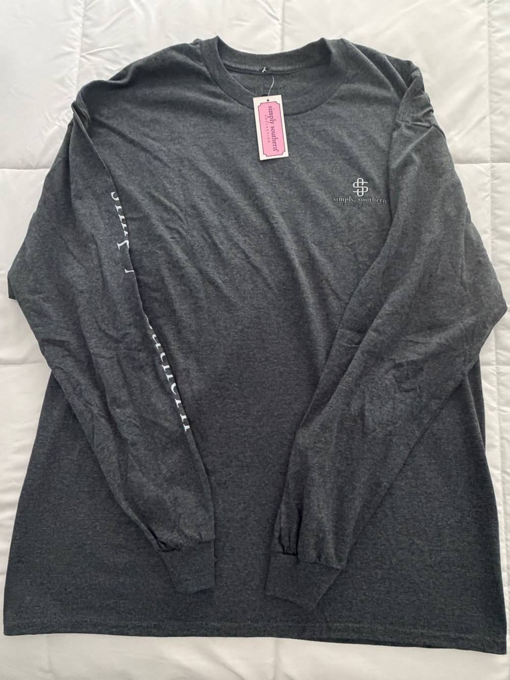 Simply Southern “Shine With Kindness” Longsleeve Tee. Size XLarge - Picture 2 of 3